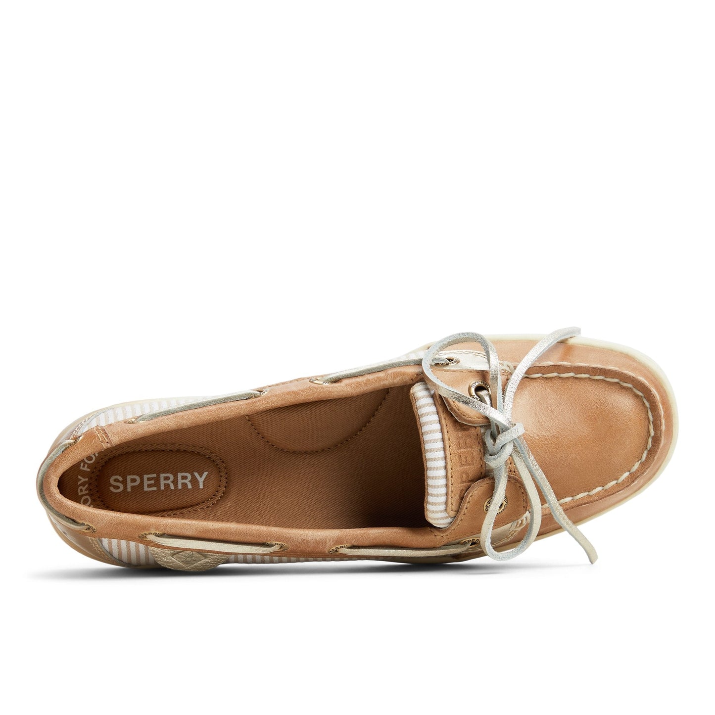 Angelfish 1 Eye Boat Shoe Light Beige Sperry