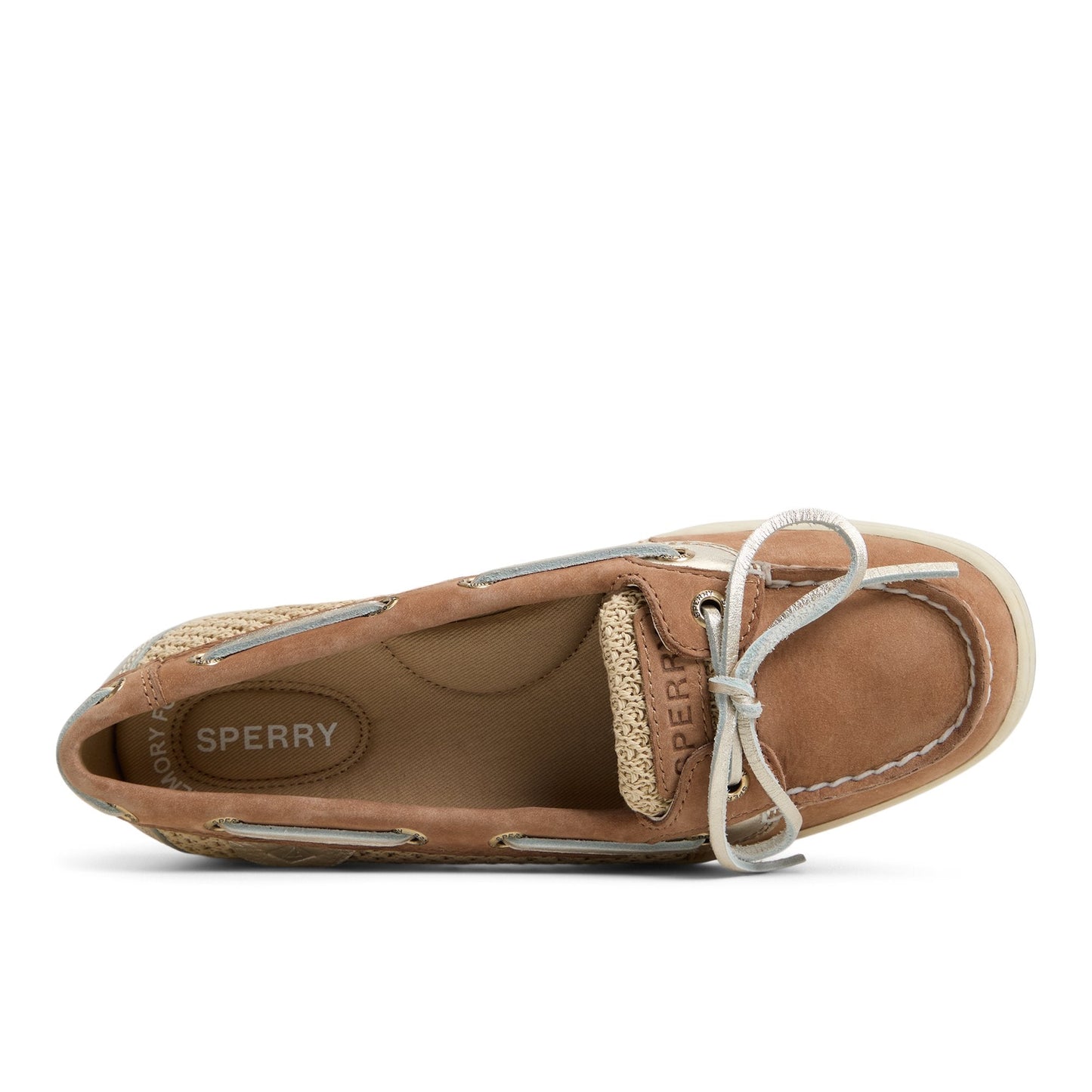 Angelfish 1 Eye Boat Shoe Open Tan Sperry