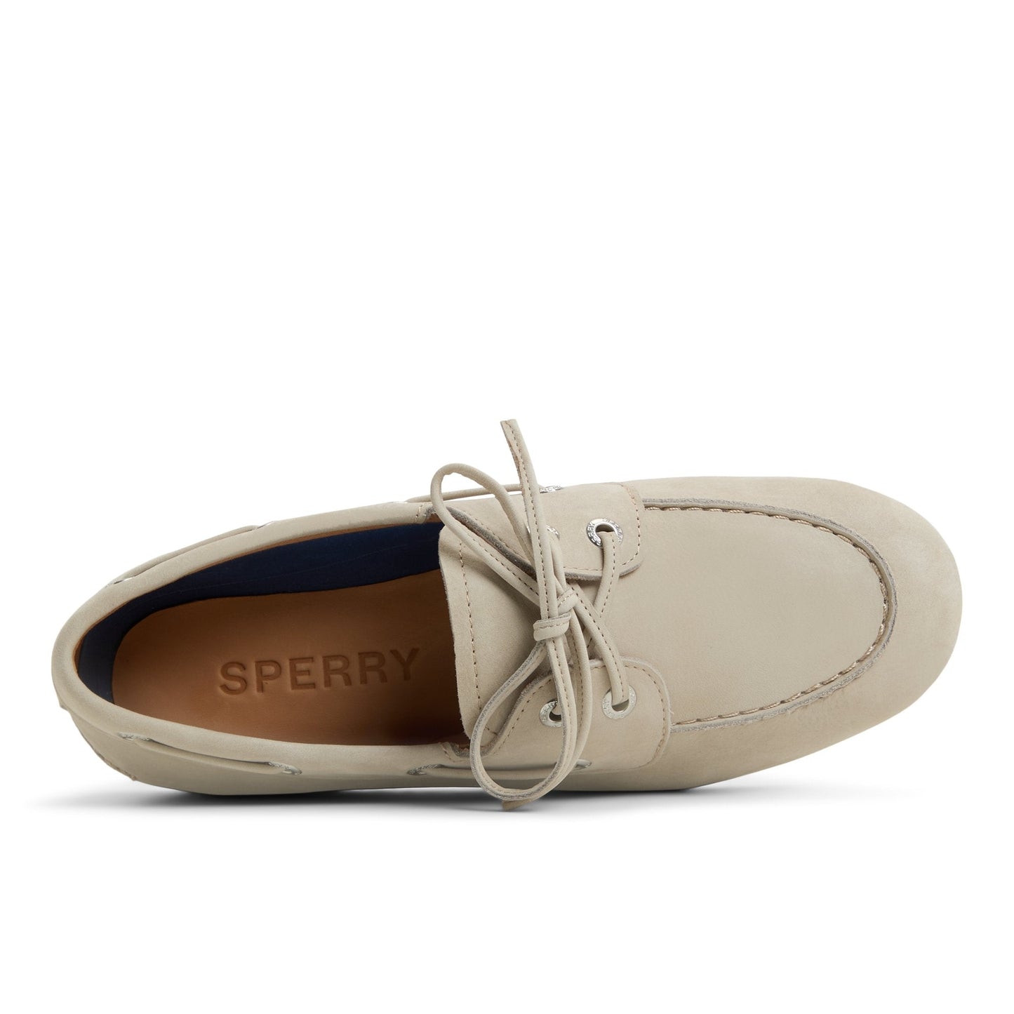 Slim Boat Shoe Light Grey Sperry