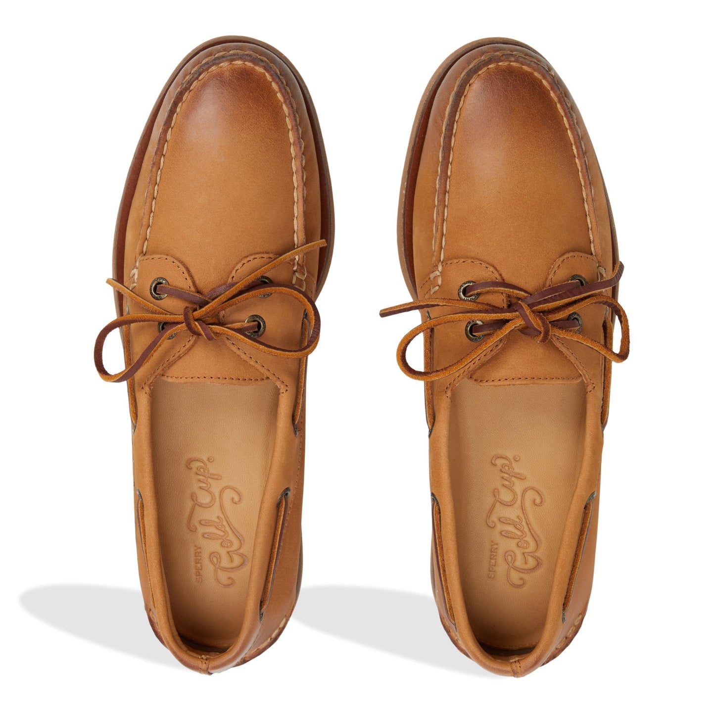Gold Cup™ Authentic Original™ 2-Eye Boat Shoe - Beige Sperry