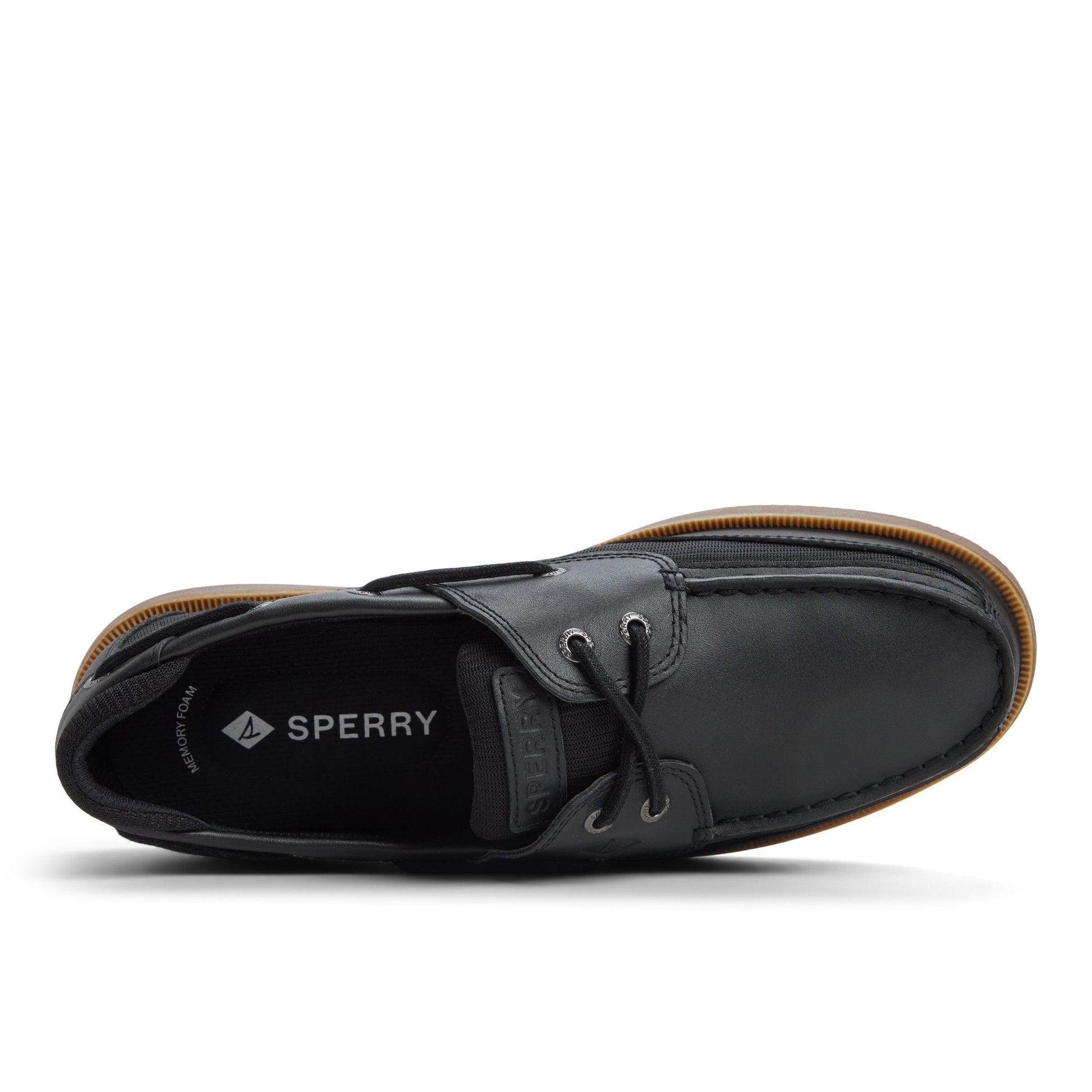 Surveyor 2 Eye Boat Shoes Black Sperry