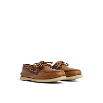 Gold Authentic Original™ 2-Eye Lite Boat Shoe Tan Combo Men's Leather Sperry