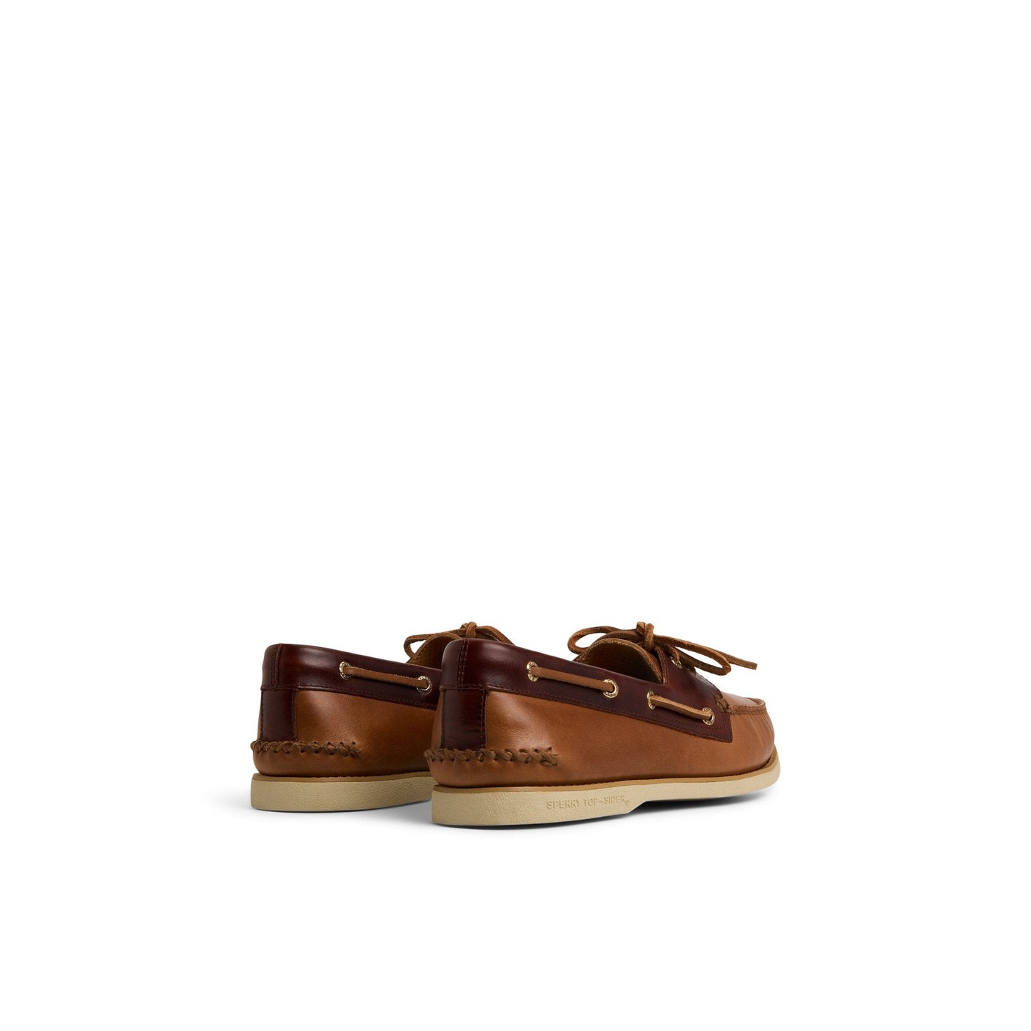 Gold Authentic Original™ 2-Eye Lite Boat Shoe Tan Combo Men's Leather Sperry