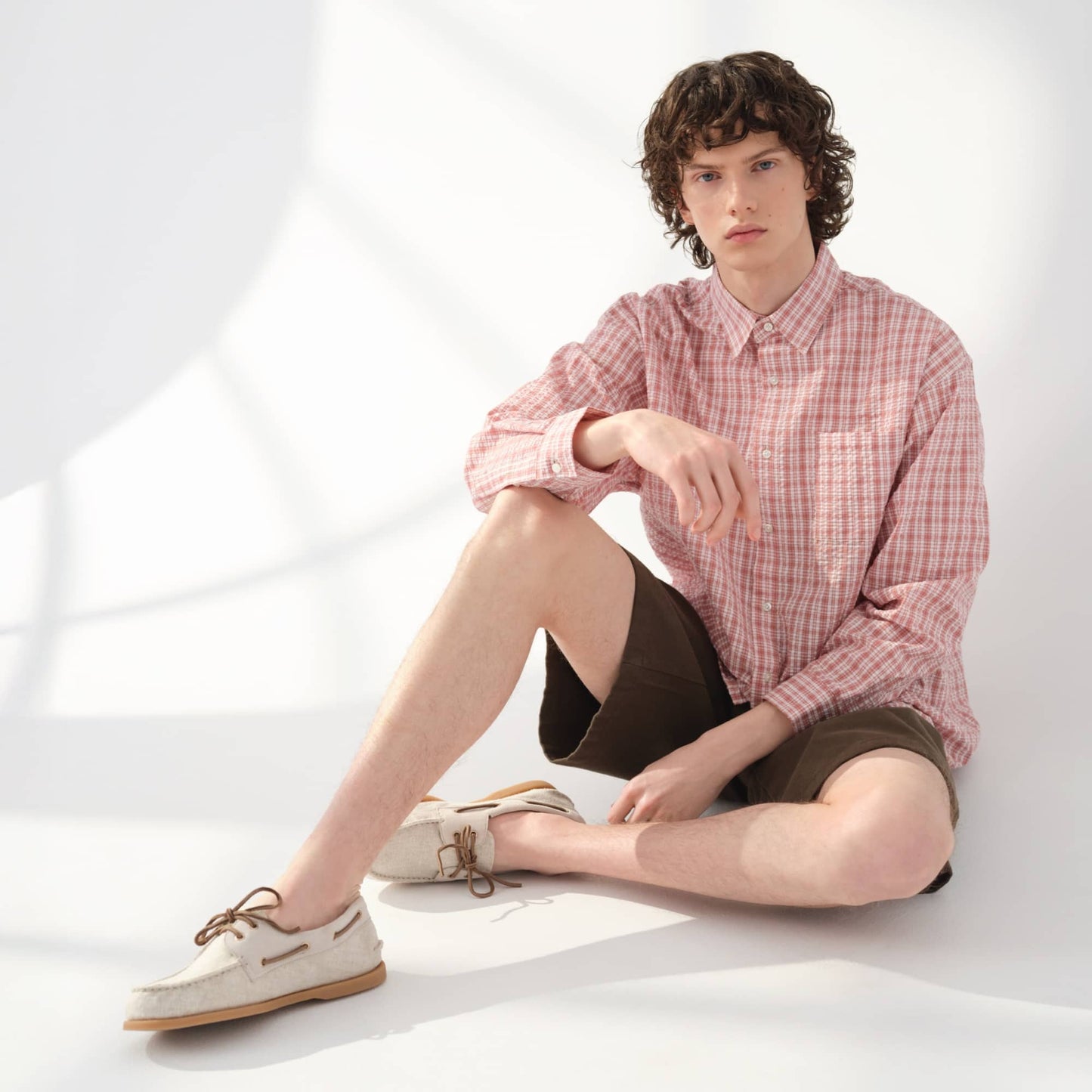 Authentic Original™ 2-Eye Boat Shoe Light Beige Sperry