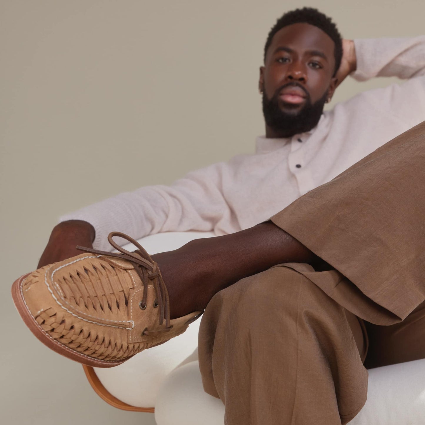 Gcao2eywoven Tan Men's Leather Sperry