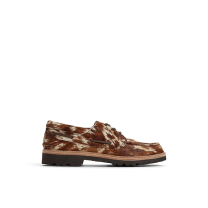 Cow Print 3 Eye Boat Shoe Sperry