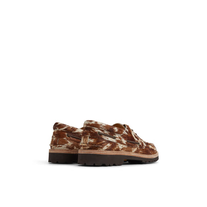 Cow Print 3 Eye Boat Shoe Sperry