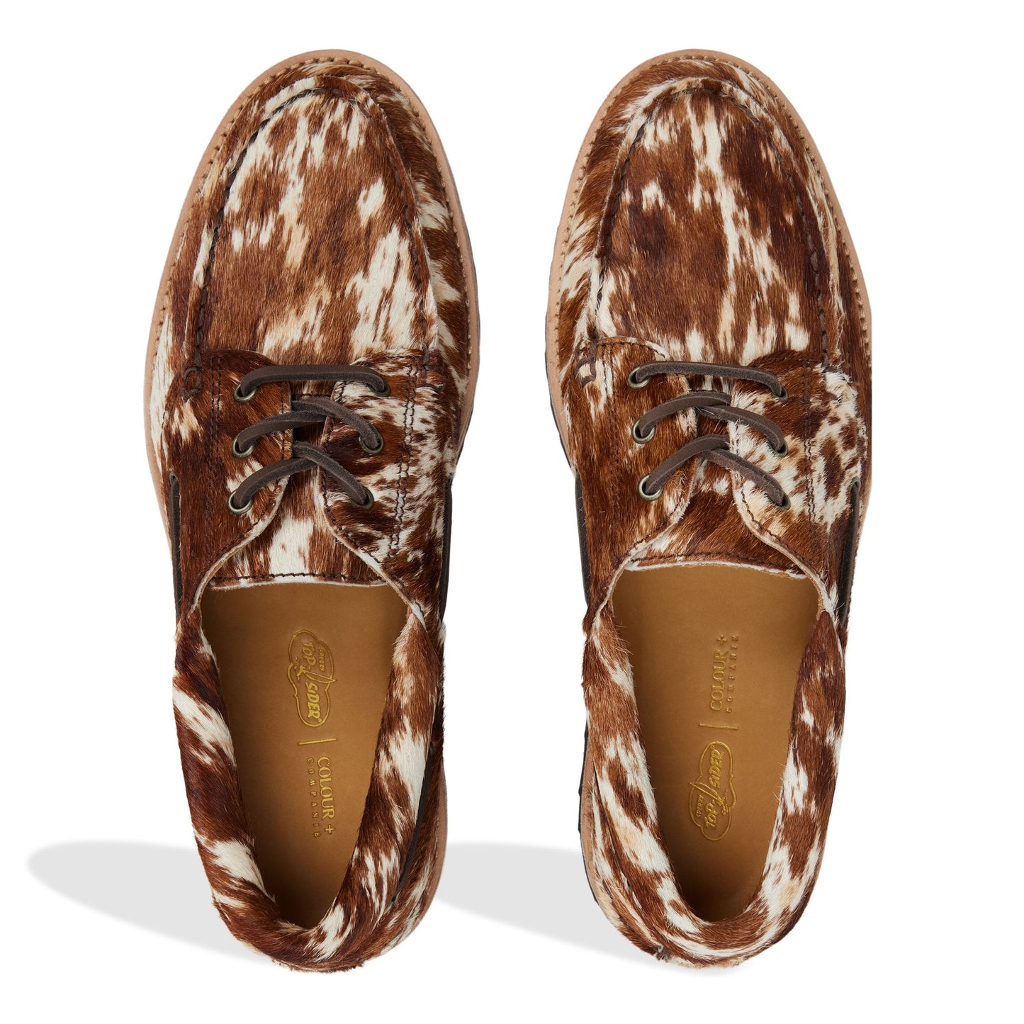 Cow Print 3 Eye Boat Shoe Sperry