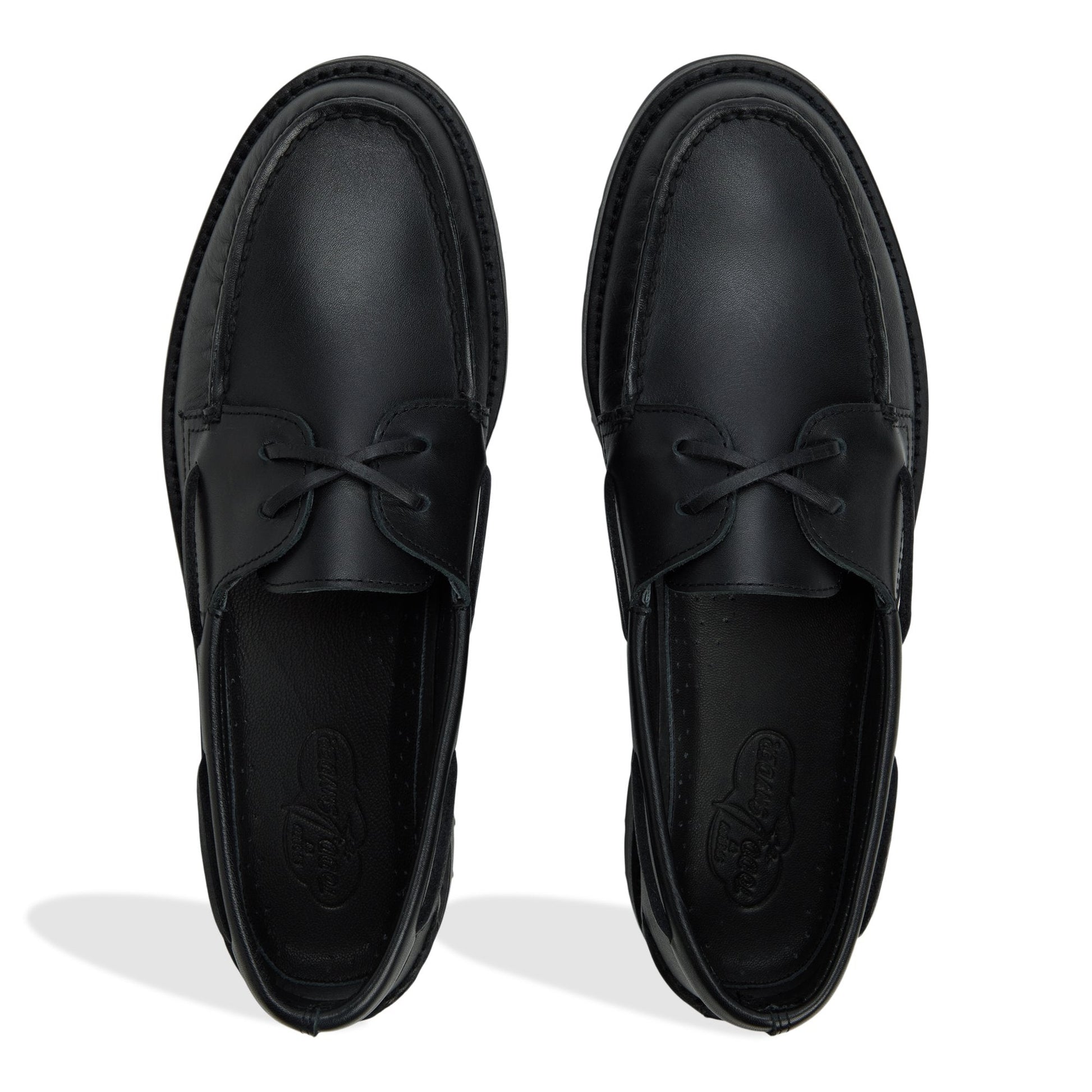 Sperry x Todd Snyder Vachetta Leather Boat Shoe Black Sperry
