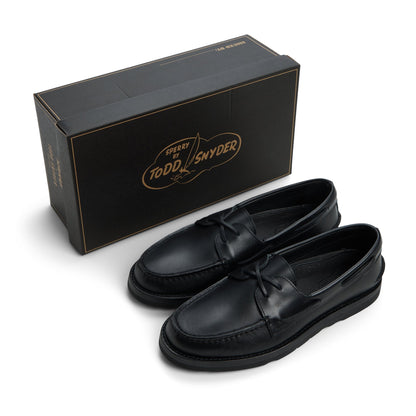 Sperry x Todd Snyder Vachetta Leather Boat Shoe Black Sperry