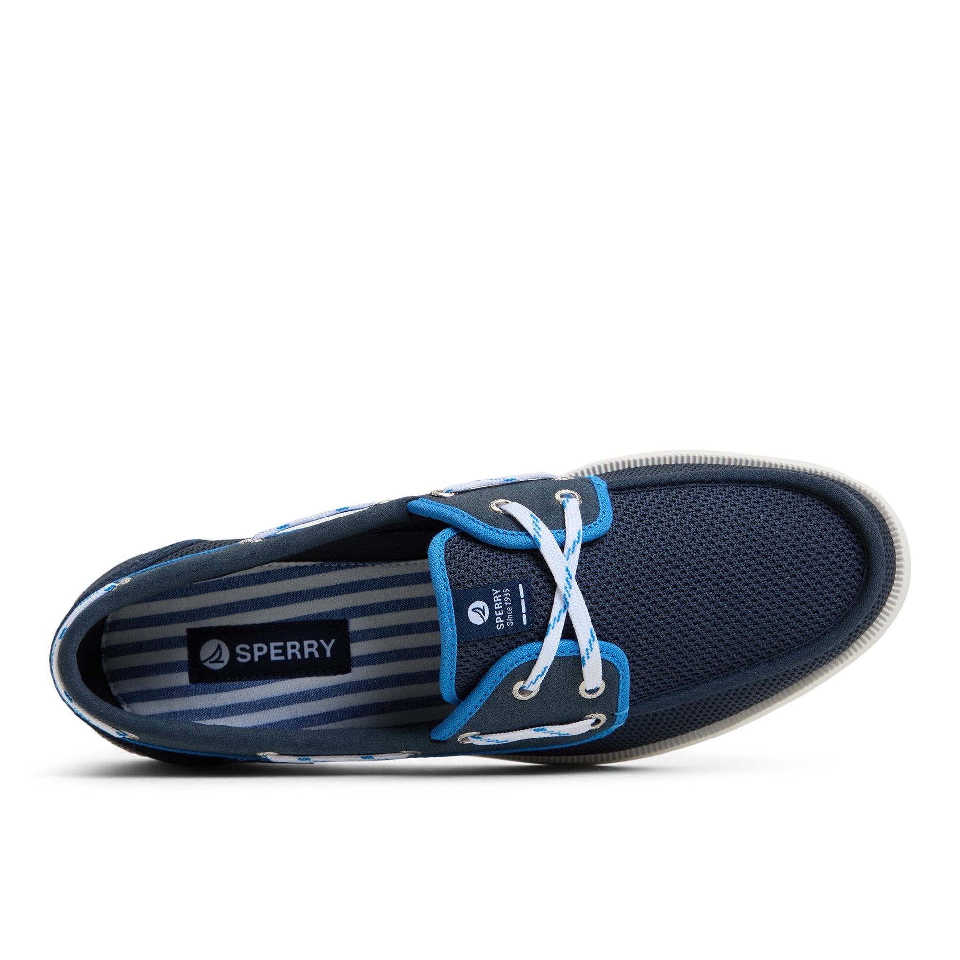 Helmsman Boat Shoe Blue Combo Sperry