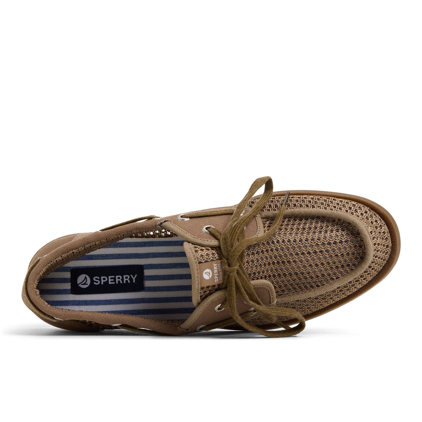 Helmsman Boat Shoe Taupe Sperry