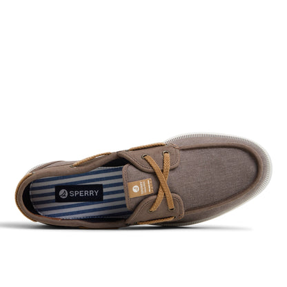 Helmsman Boat Shoe Dark Brown Sperry