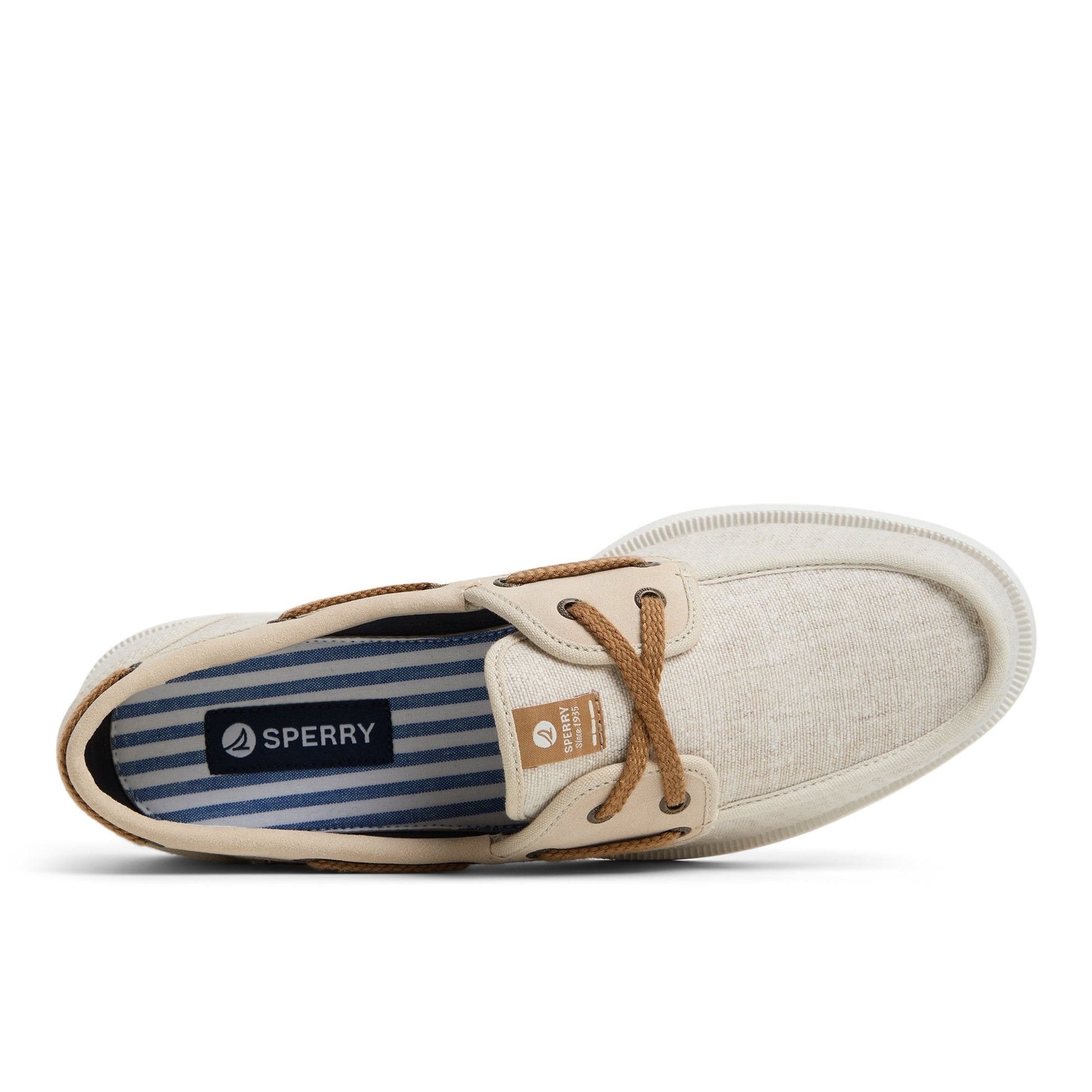 Helmsman Boat Shoe Natural Sperry