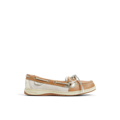 Angelfish 1 Eye Boat Shoe Light Beige Sperry
