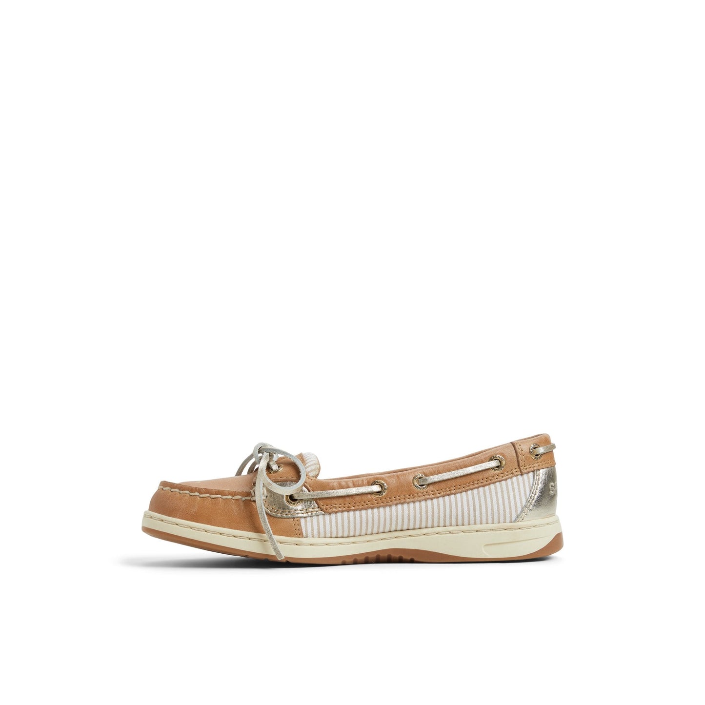 Angelfish 1 Eye Boat Shoe Light Beige Sperry
