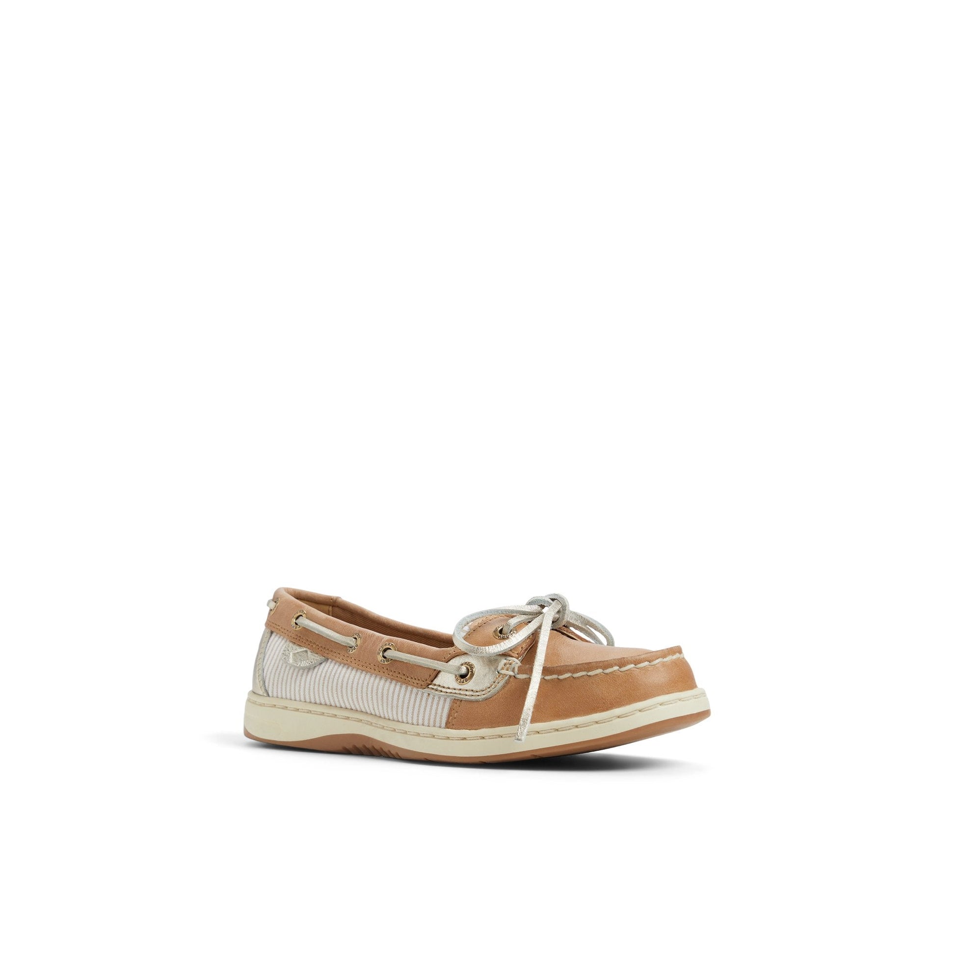 Angelfish 1 Eye Boat Shoe Light Beige Sperry
