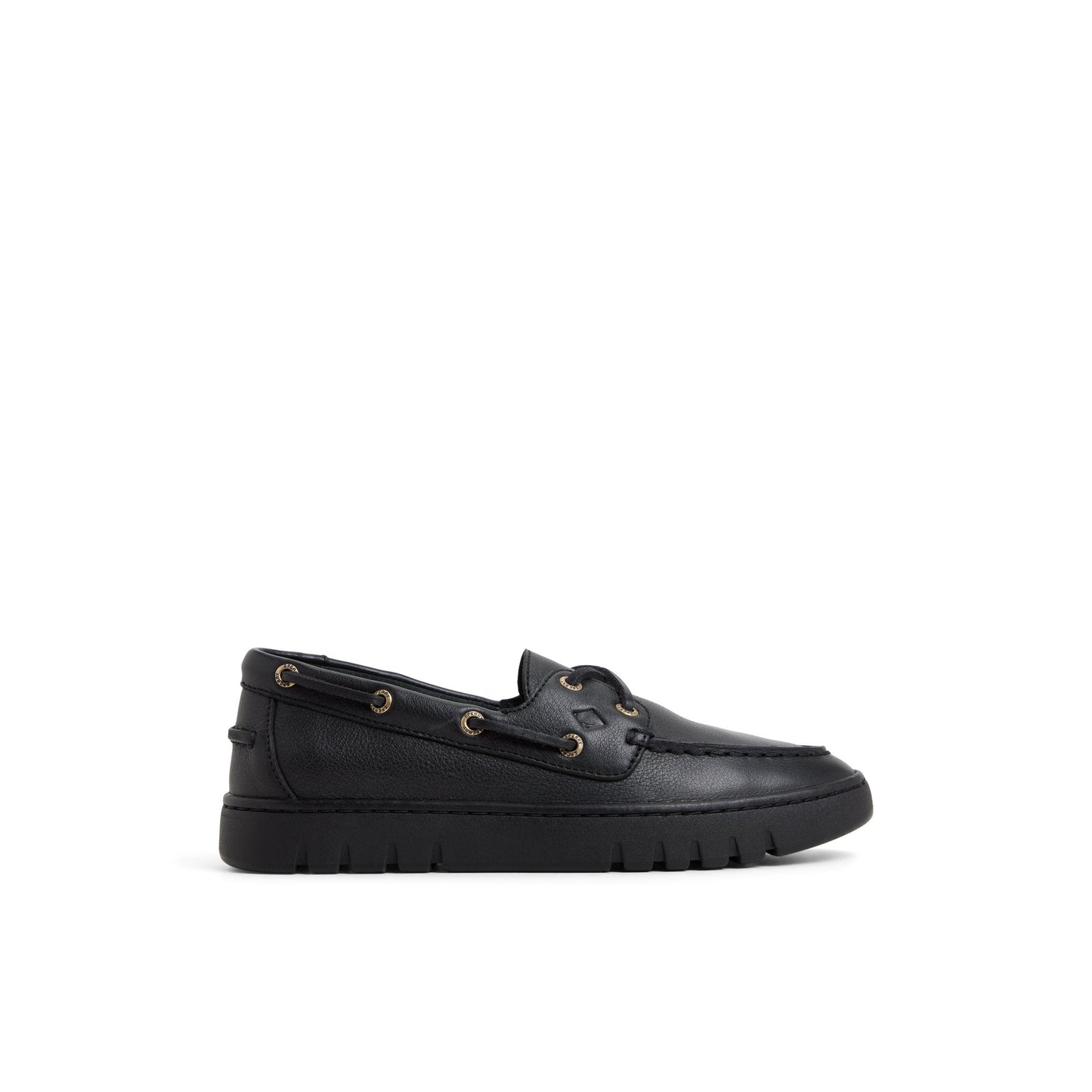 Keely Boat Shoe Black Black Sperry