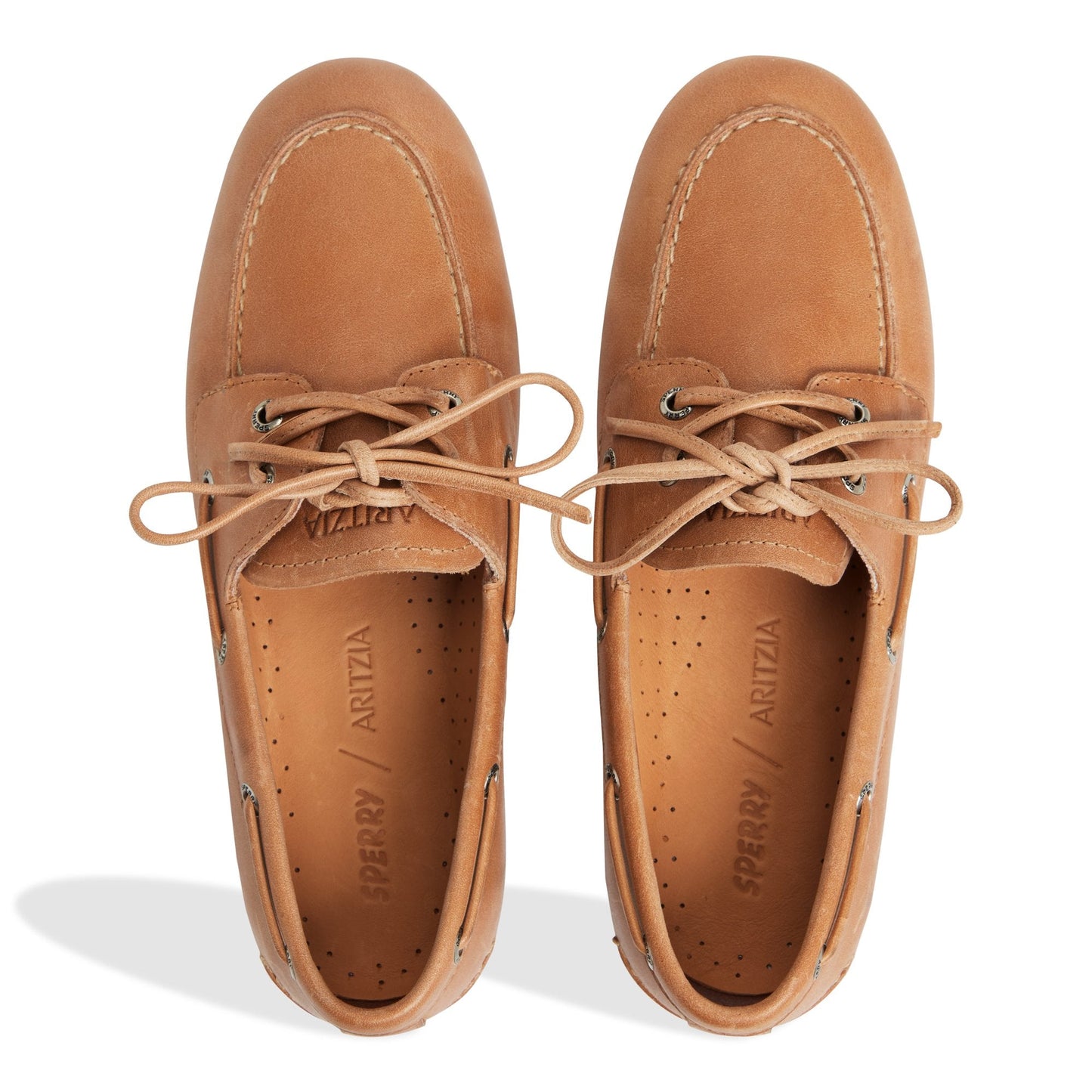 Sperry x Aritzia Slim Boat Shoe Tan - 2 Sperry