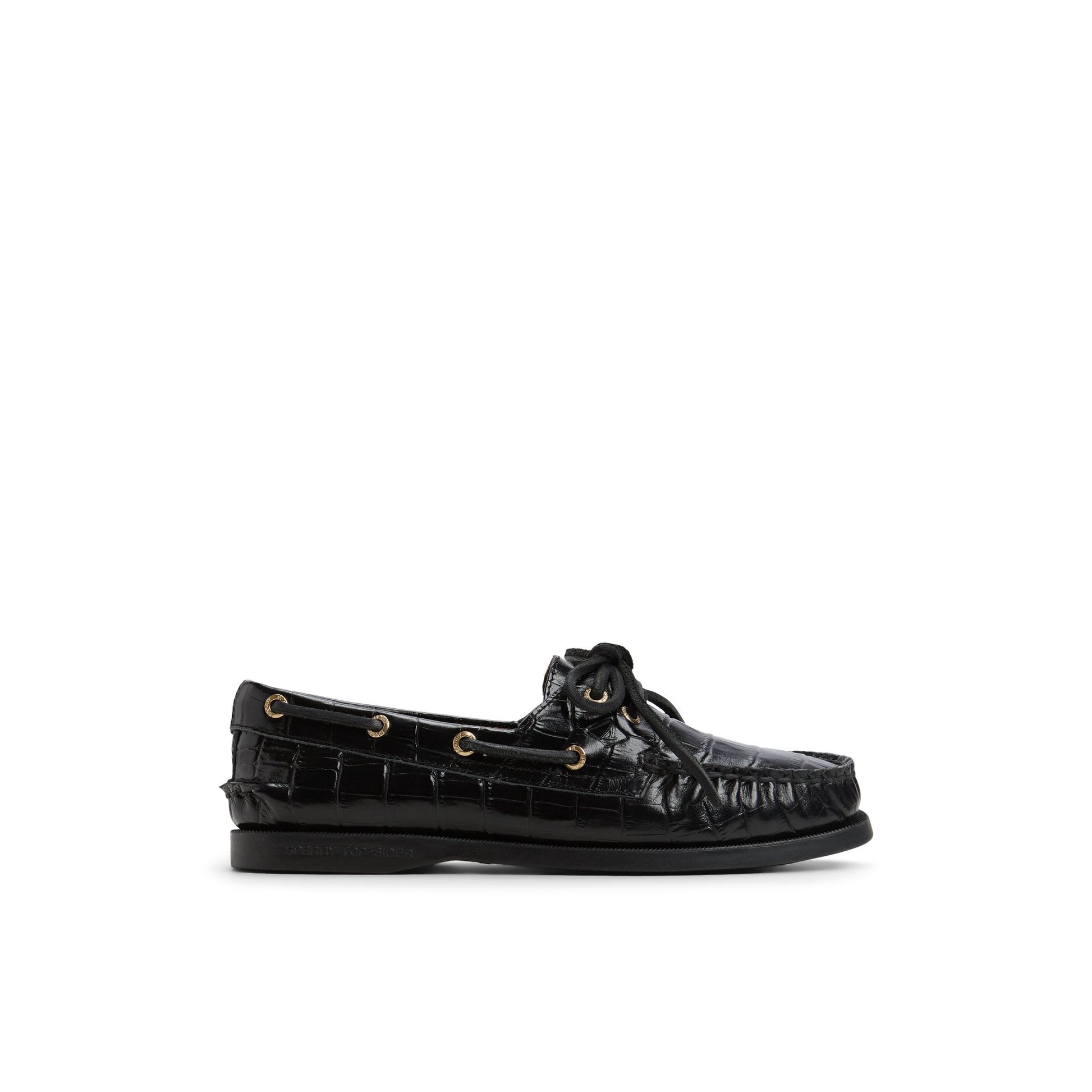 Authentic Original™ 2 Eye Boat Shoe Black Sperry