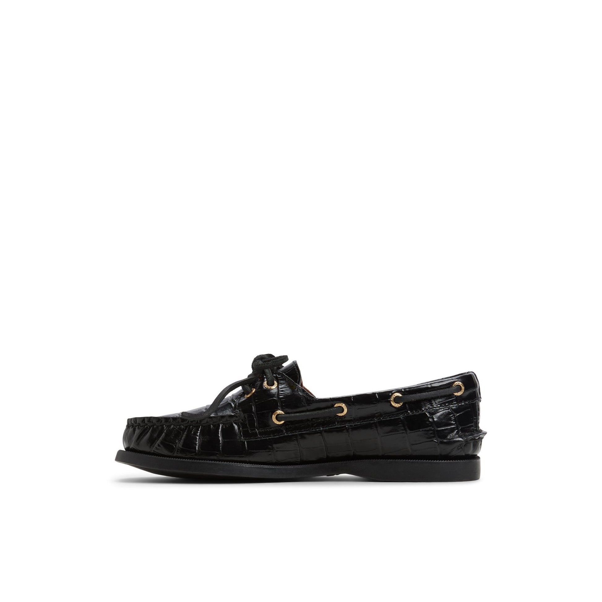 Authentic Original™ 2 Eye Boat Shoe Black Sperry