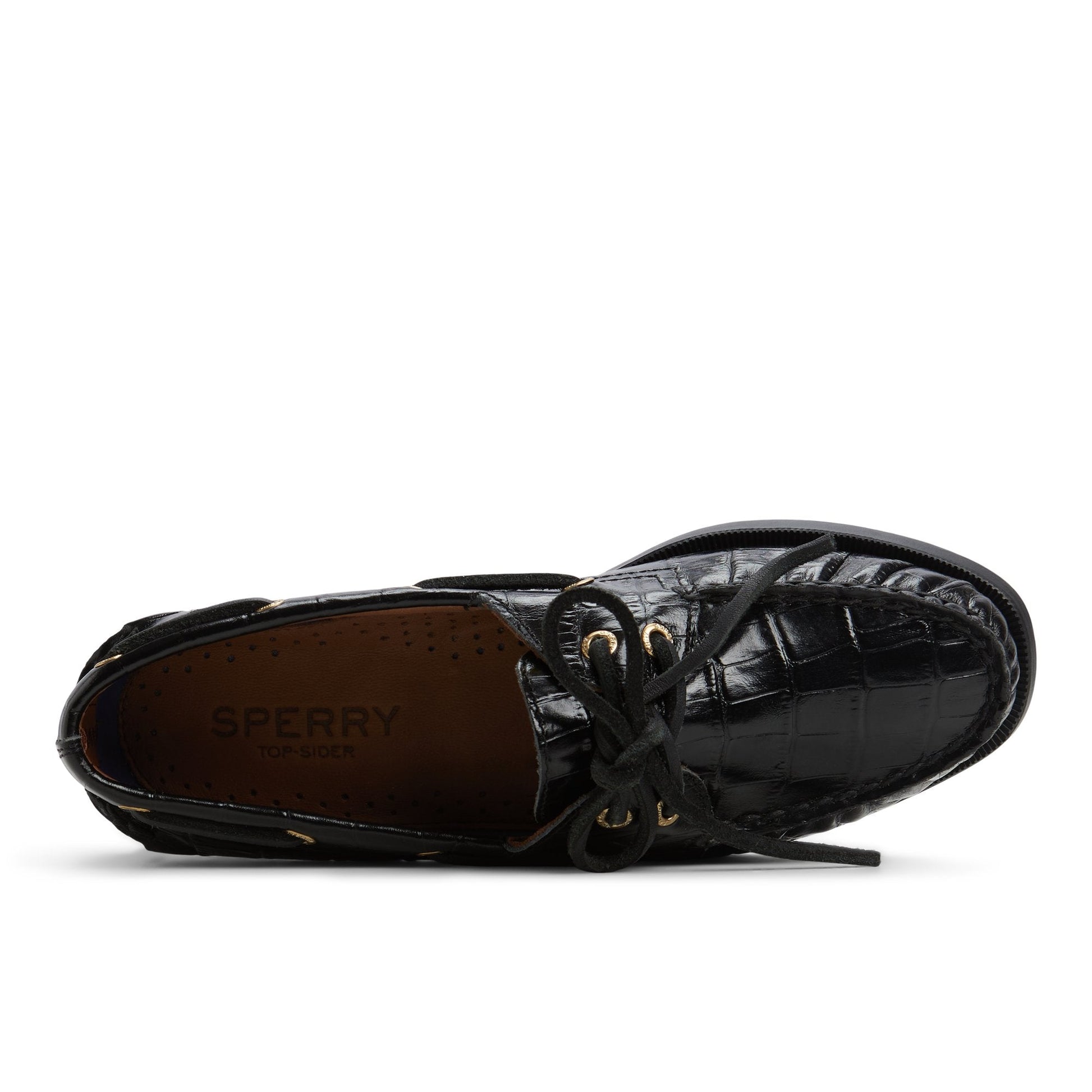 Authentic Original™ 2 Eye Boat Shoe Black Sperry