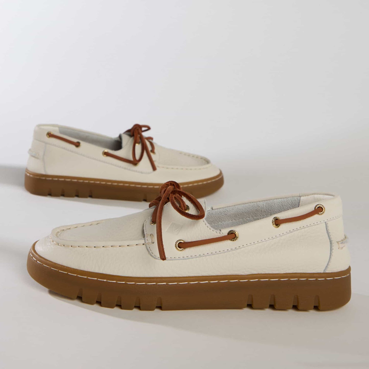 Keely Boat Shoe Cream Multi Sperry