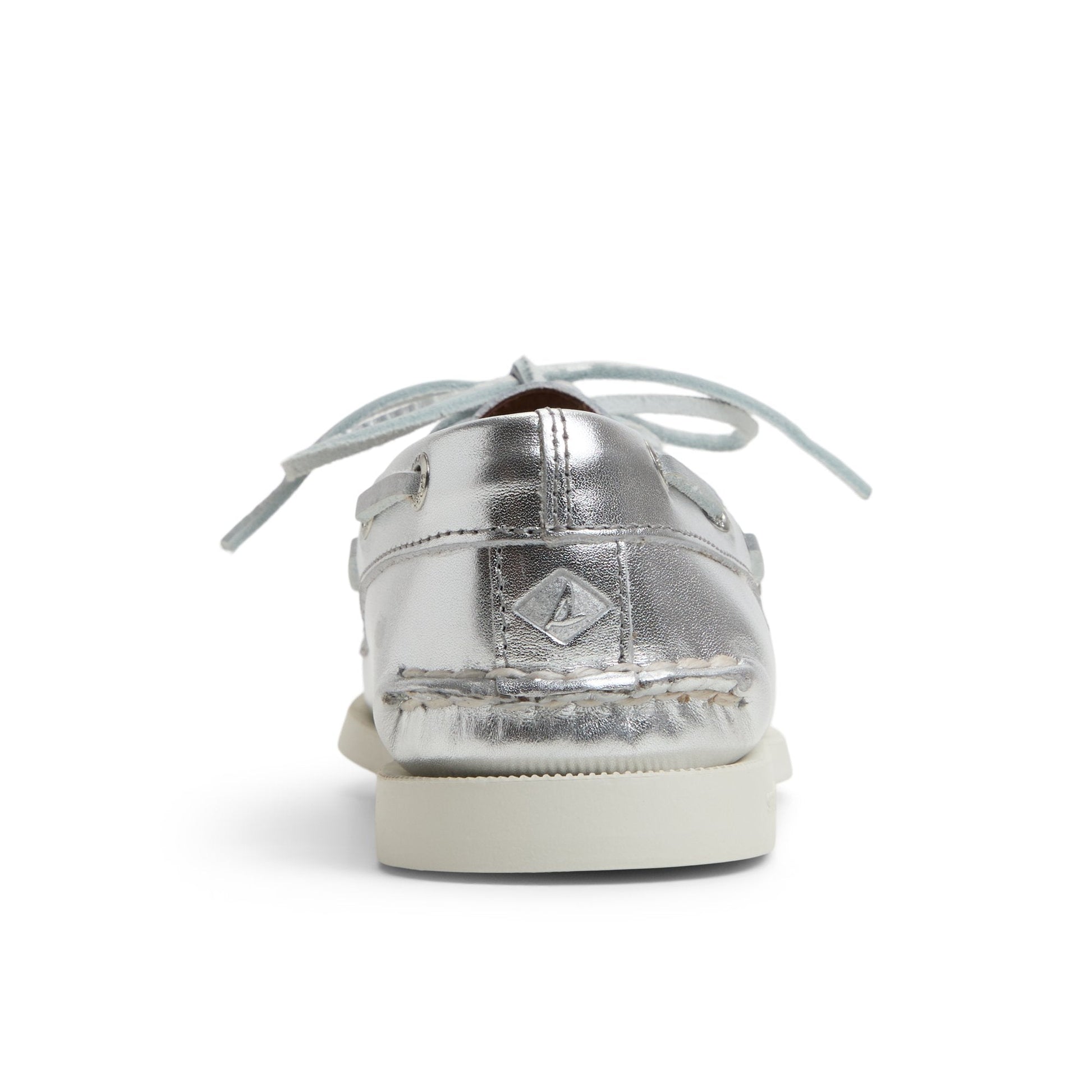 Authentic Original™ 2 Eye Boat Shoe Silver Women's Leather Sperry