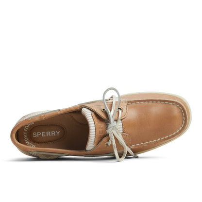 Bluefish 2-Eye Boat Shoe Light Beige Sperry