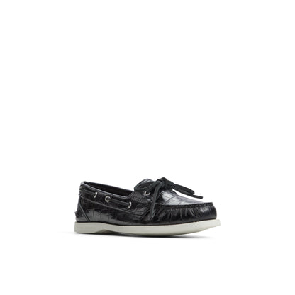 Authentic Original™ 1 Eye Boat Shoe Black Women's Leather Sperry