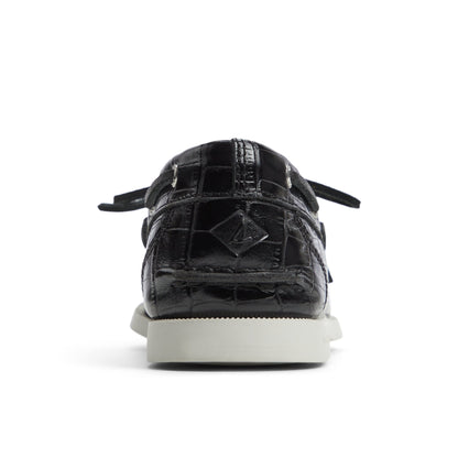 Authentic Original™ 1 Eye Boat Shoe Black Women's Leather Sperry