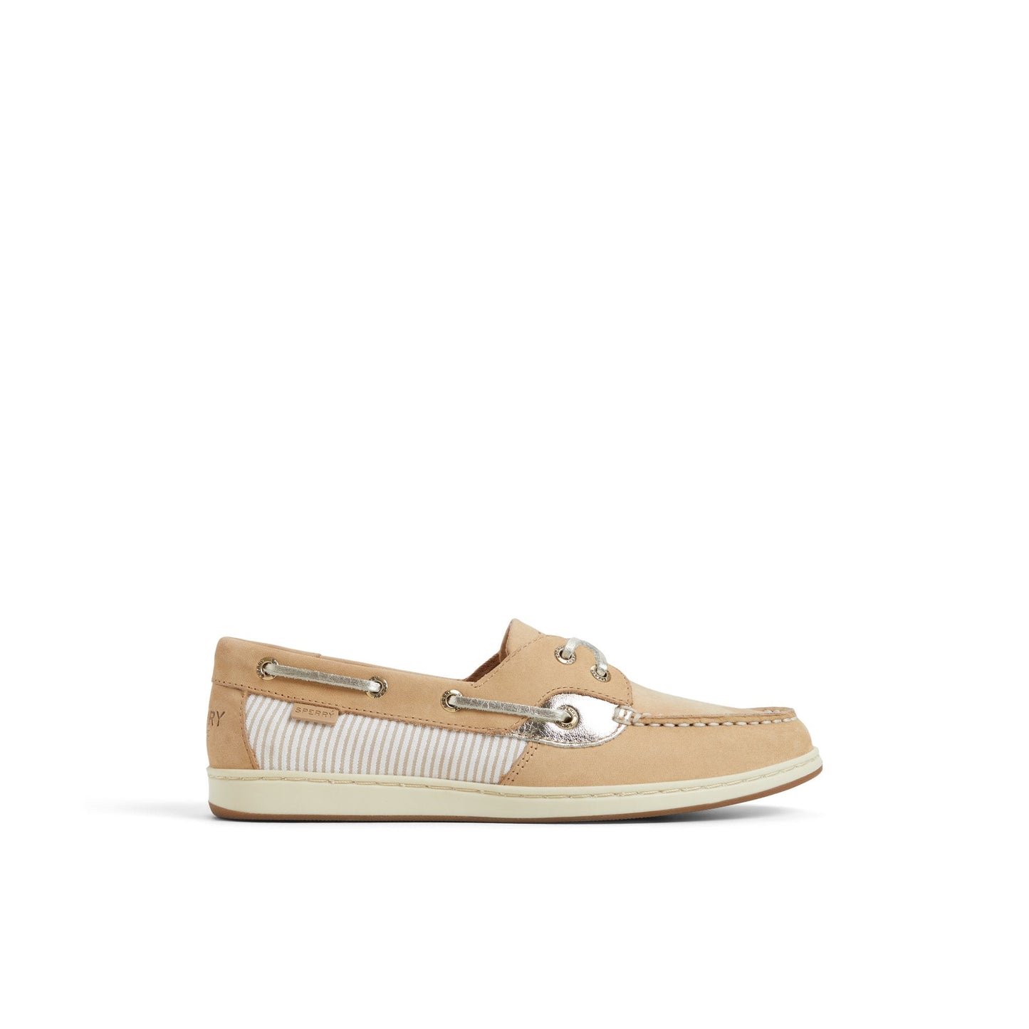 Coastfish 2 Eye Boat Shoe Linen Multi Sperry