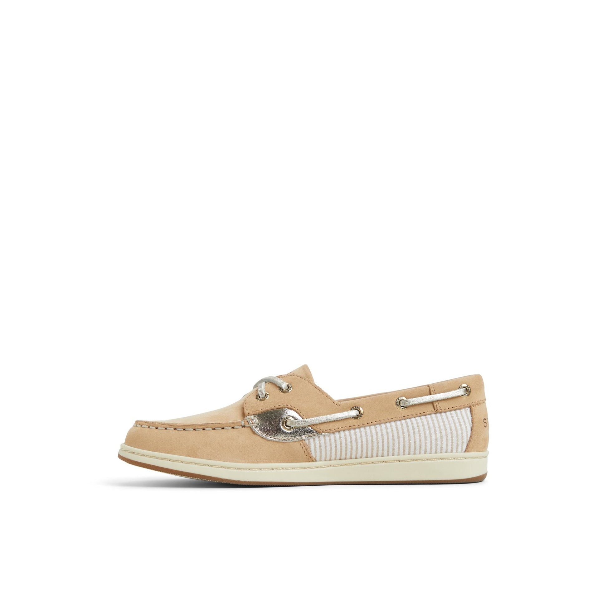 Coastfish 2 Eye Boat Shoe Linen Multi Sperry