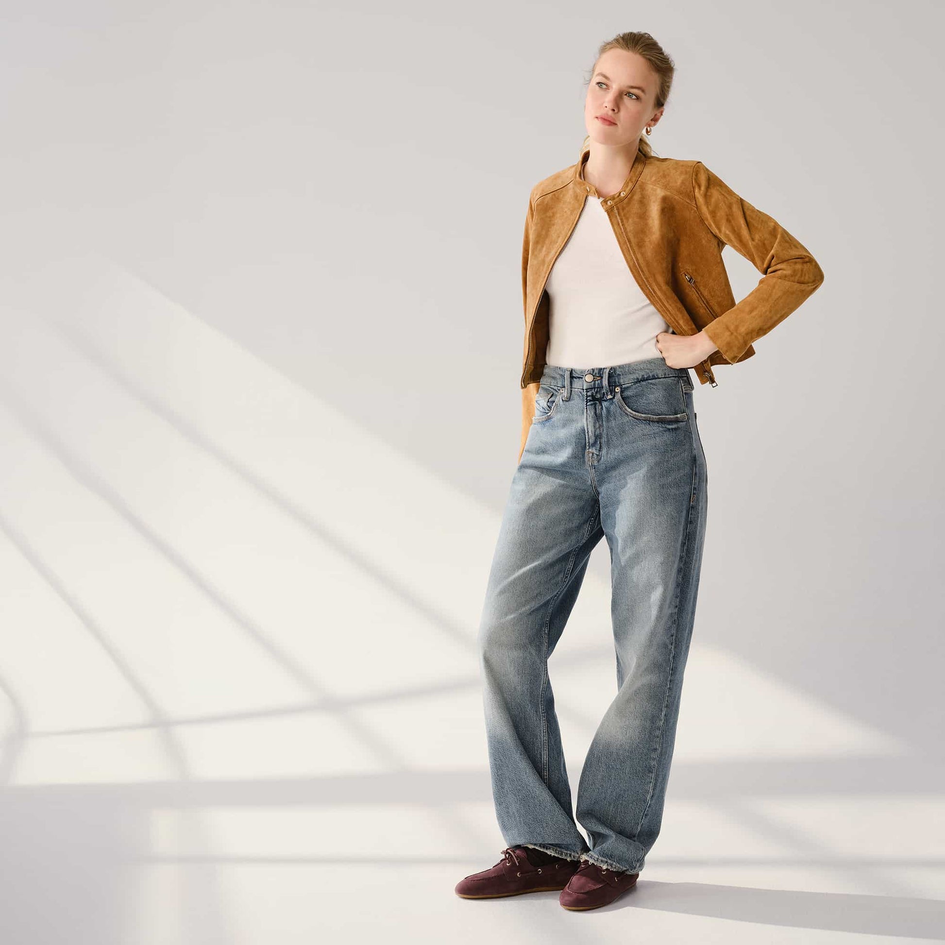 Slim Boat Shoe Prune Sperry