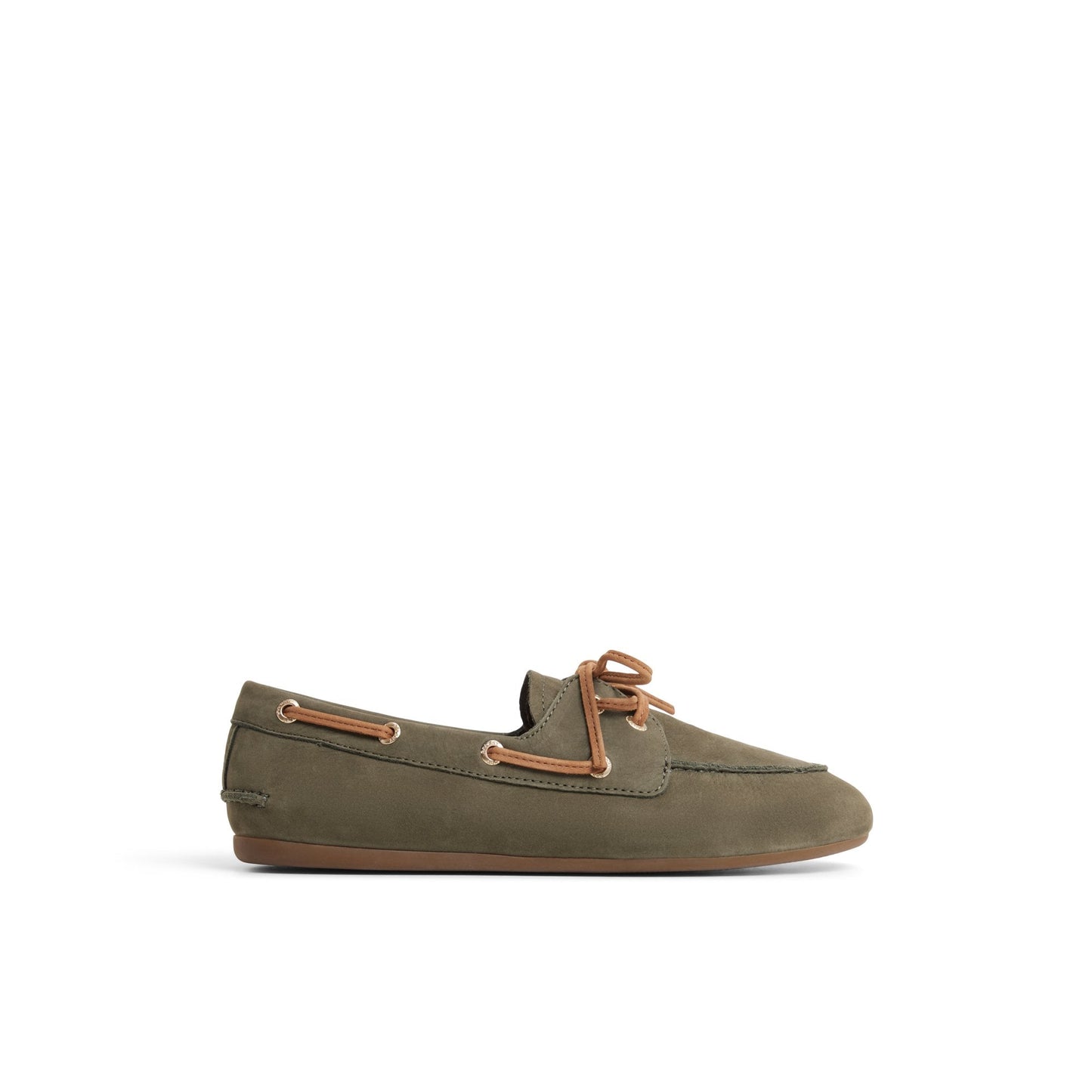 Sperry x Aritzia Slim Boat Shoe Olive Sperry