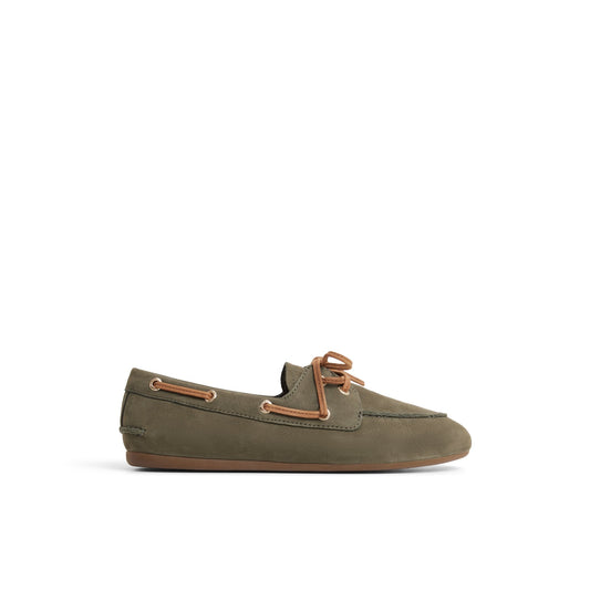 Sperry x Aritzia Slim Boat Shoe Olive Sperry