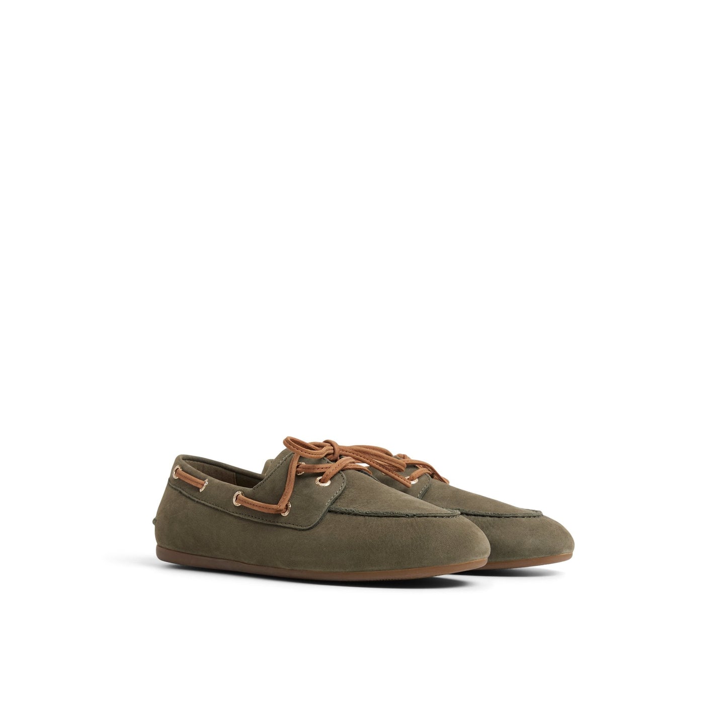 Sperry x Aritzia Slim Boat Shoe Olive Sperry