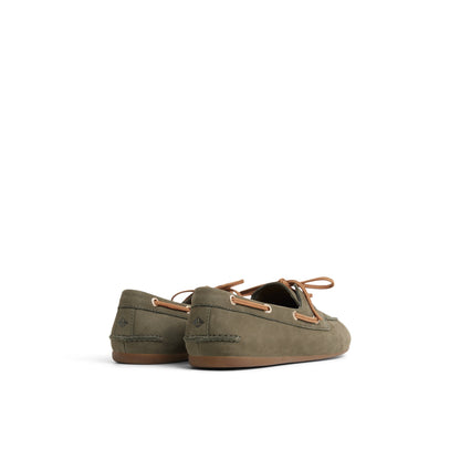 Sperry x Aritzia Slim Boat Shoe Olive Sperry