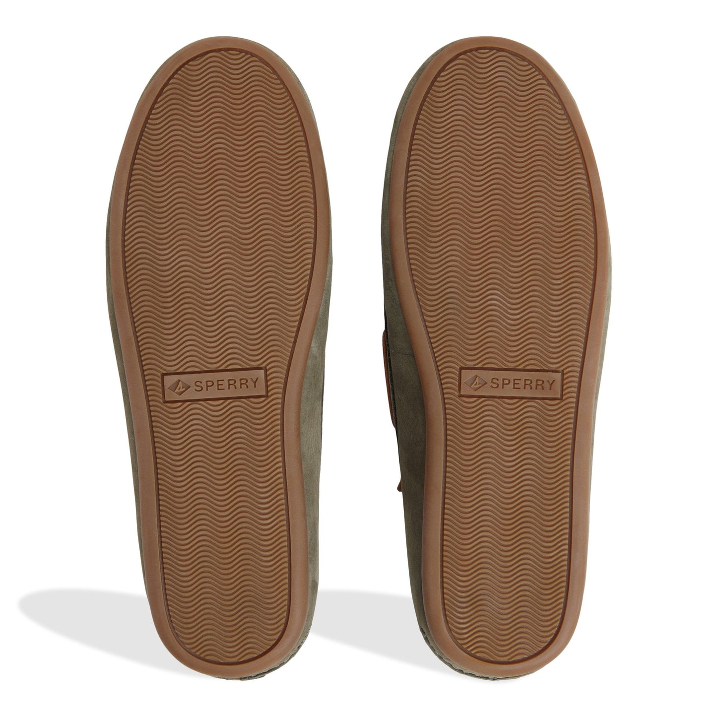 Sperry x Aritzia Slim Boat Shoe Olive Sperry