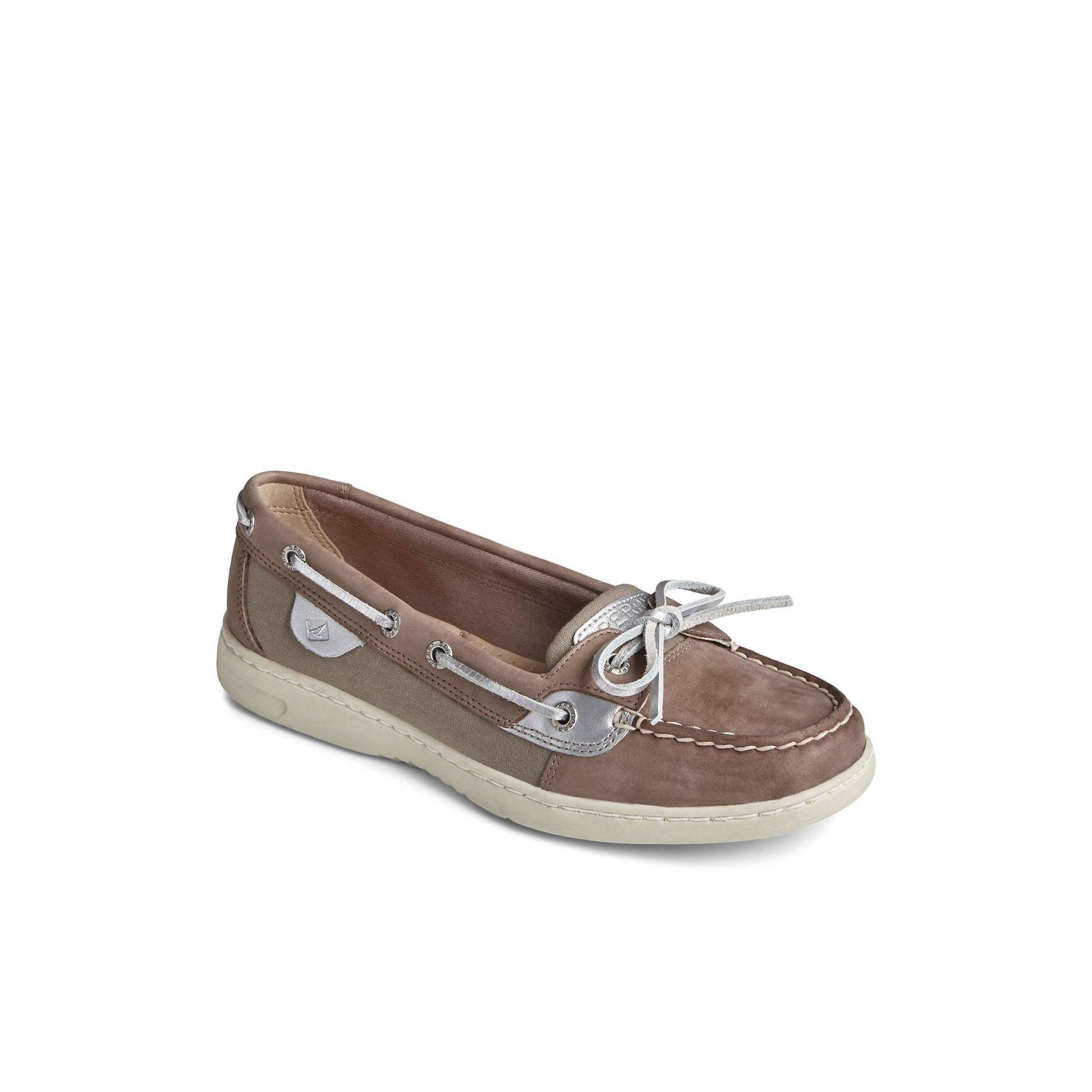 Angelfish Boat Shoe Light Grey Sperry