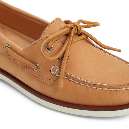 Gold Authentic Original™ 2-Eye Lite Boat Shoe Tan Women's Women Sperry
