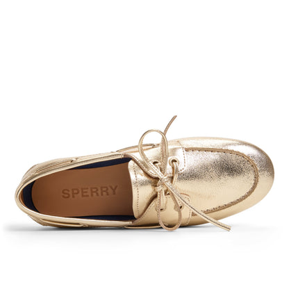 Slim Boat Shoe Gold Sperry