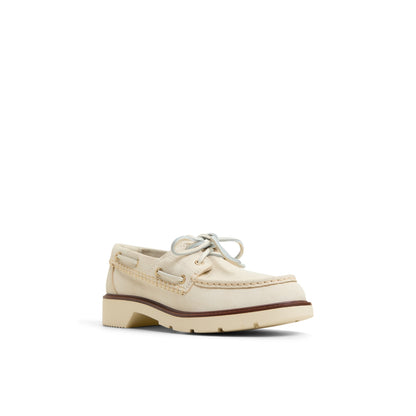Wells boat Cream Women's Leather Sperry