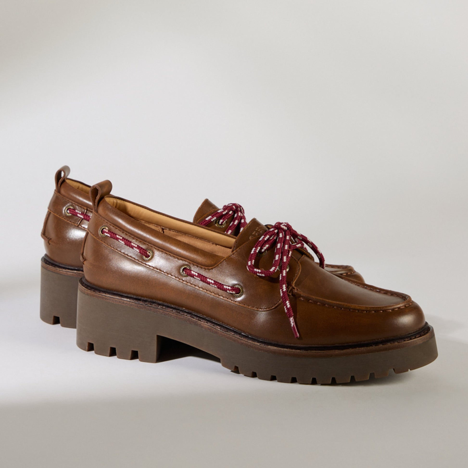 Authentic Original™ Lug 2-Eye Boat Shoe Brown Sperry