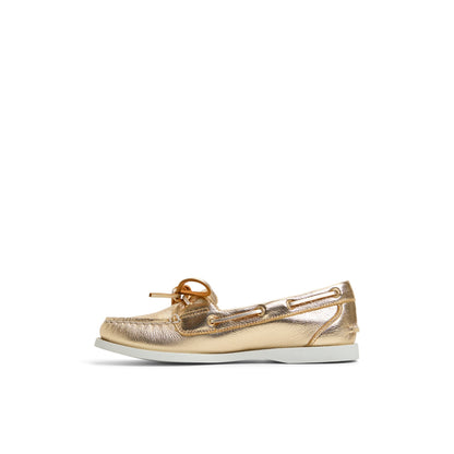 Authentic Original™ 1 Eye Boat Shoe Gold Women's Leather Sperry