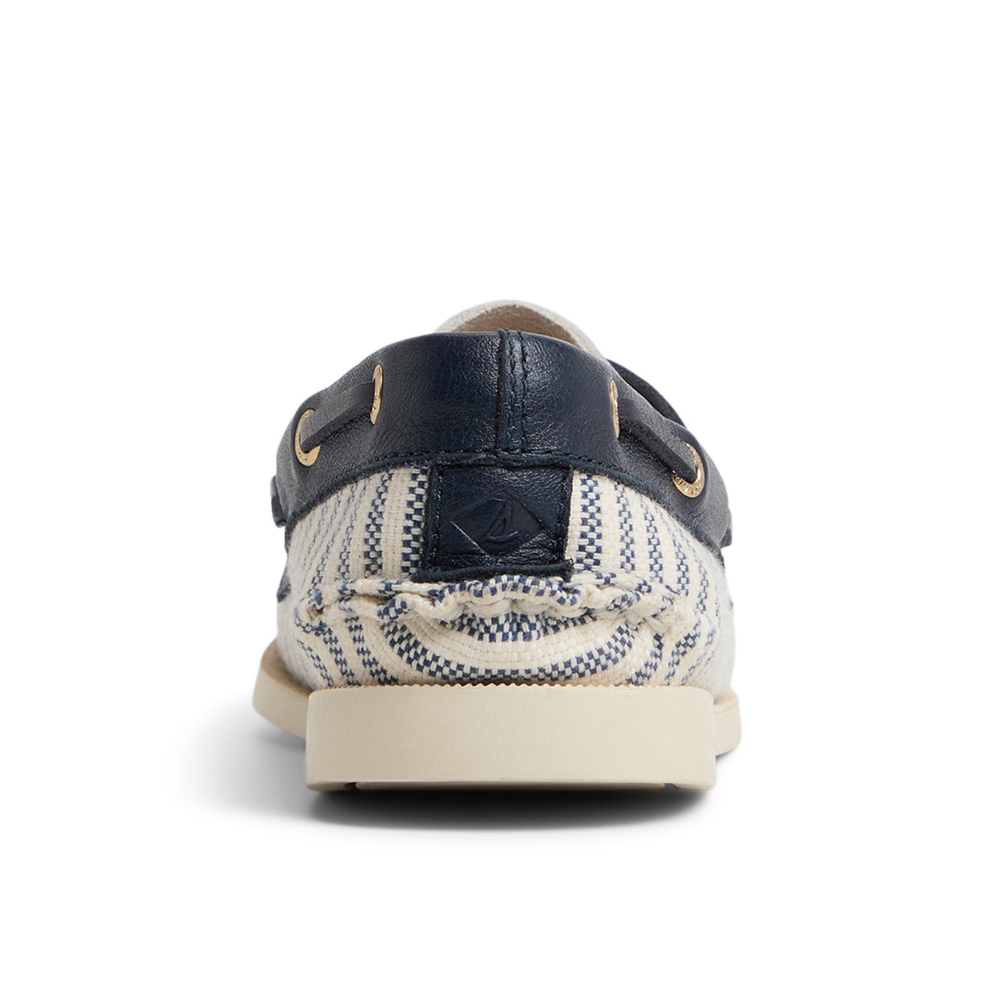 Authentic Original™ 2 Eye Boat Shoe White/Navy Women's Women Sperry