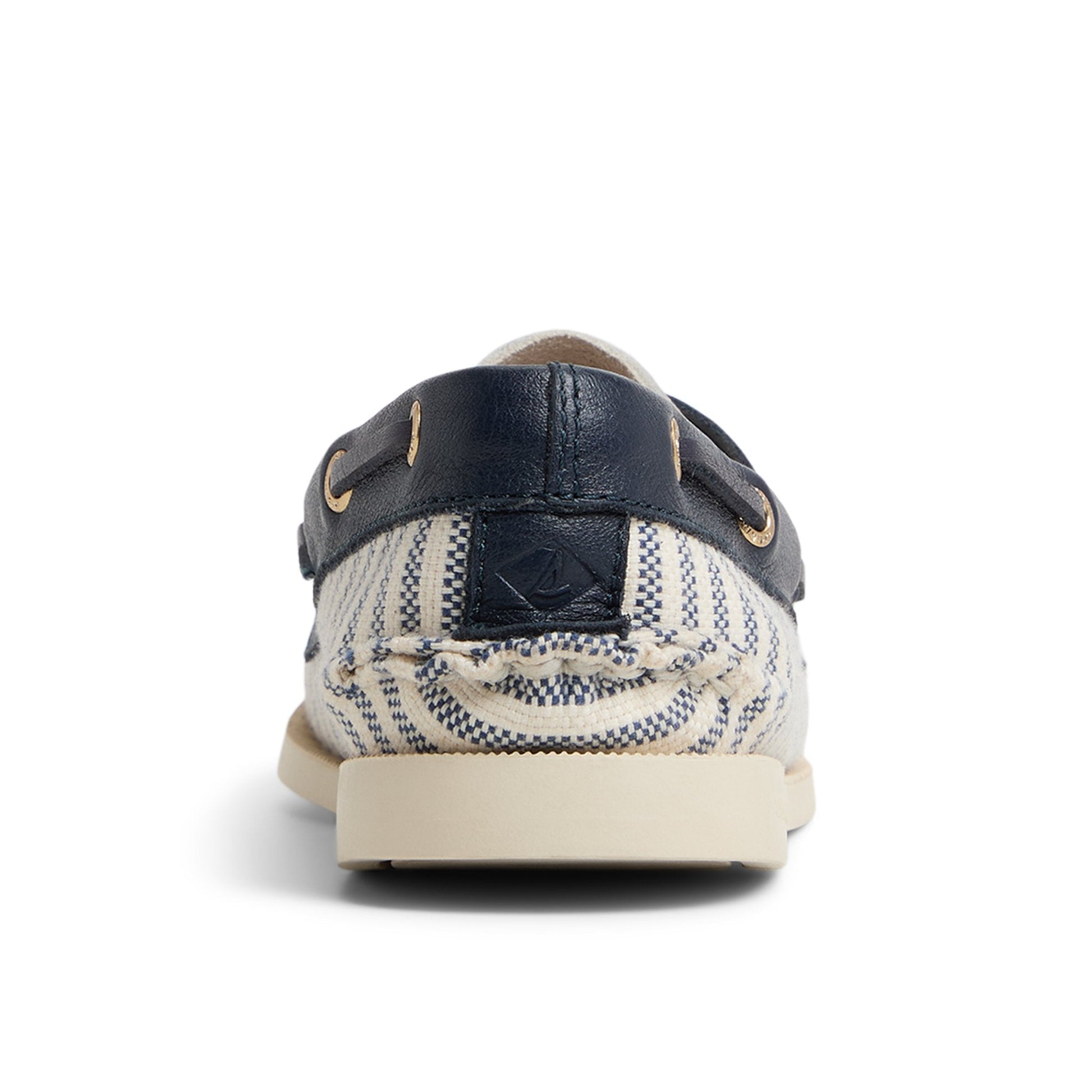 Authentic Original™ 2 Eye Boat Shoe White/Navy Women's Women Sperry