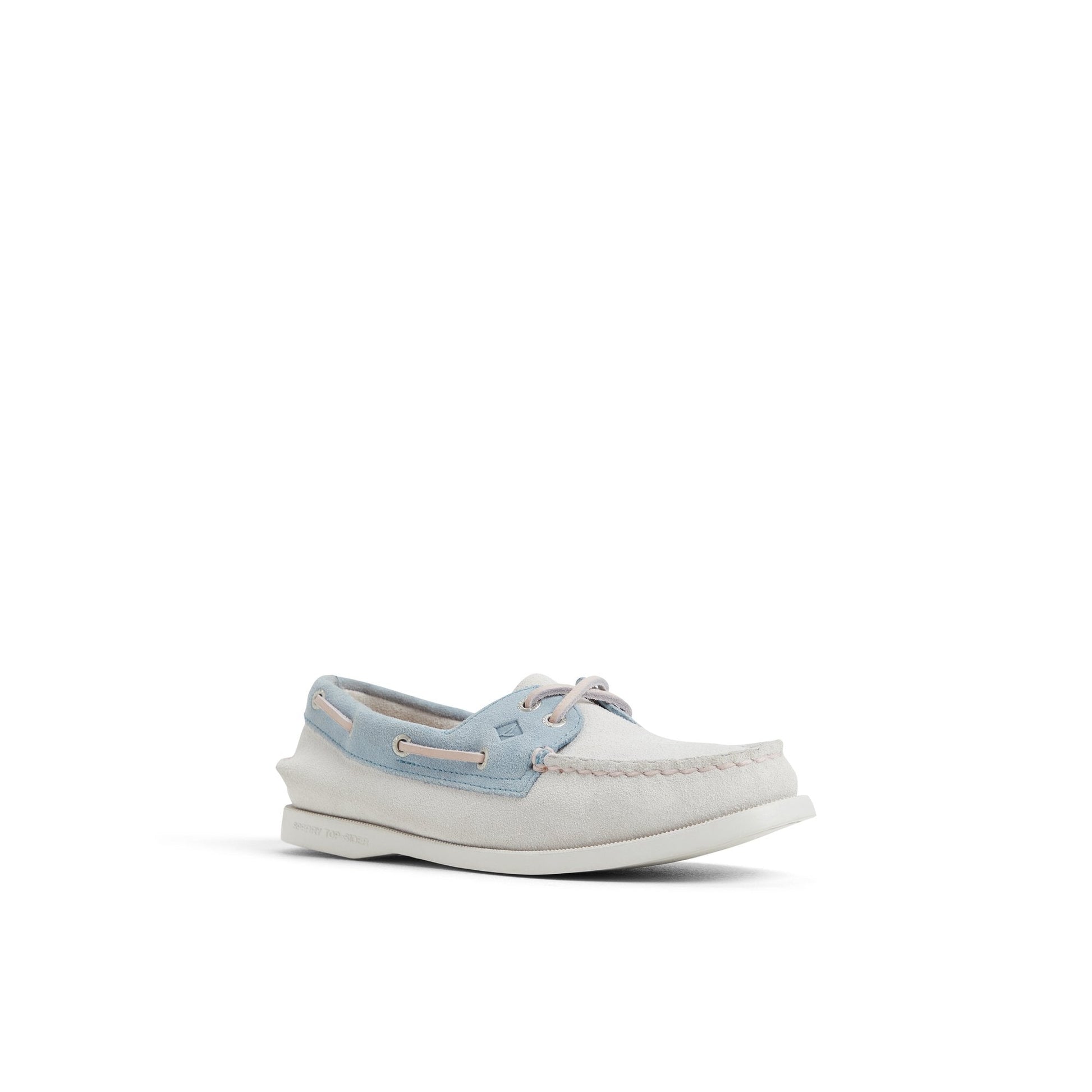 Authentic Original™ 2 Eye Boat Shoe White/Blue Women's Women Sperry
