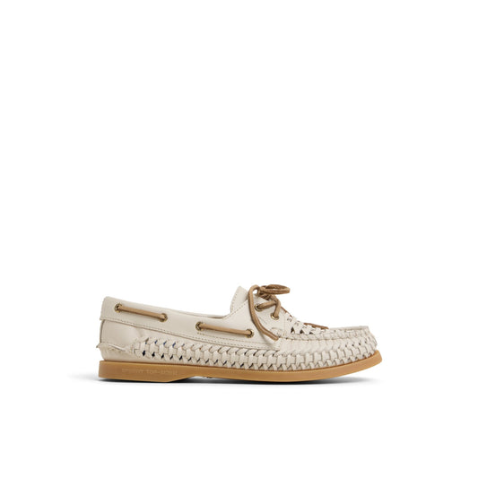 Authentic Original™ 2 Eye Woven Boat Shoe Ivory Sperry