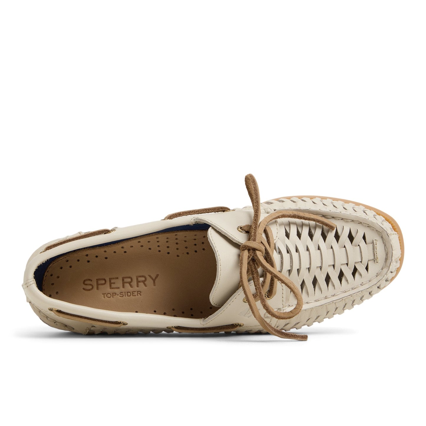 Authentic Original™ 2 Eye Woven Boat Shoe Ivory Sperry